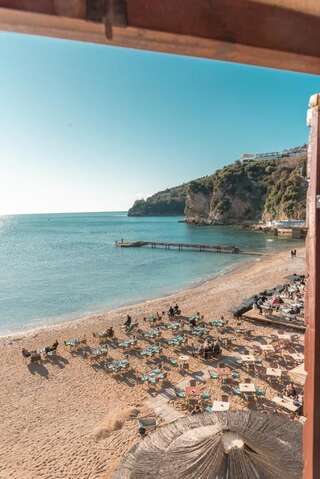 Апартаменты R club Apartments Old Town Budva Будва Номер-студио с видом на море-8